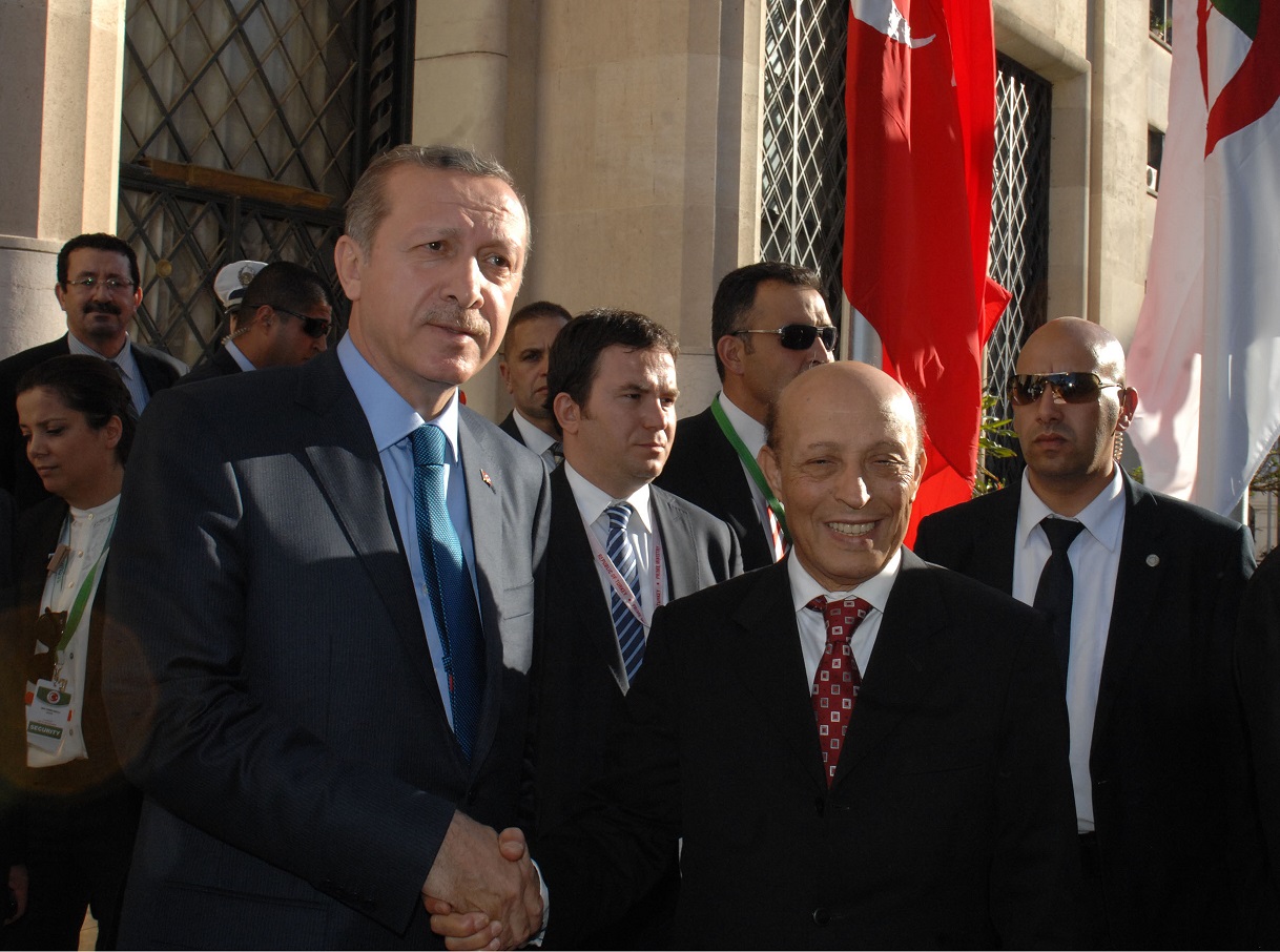 Erdogan avec le président de l'APN. New Press